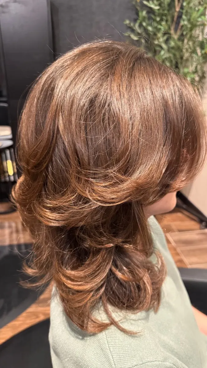 Copper layered cut with movement